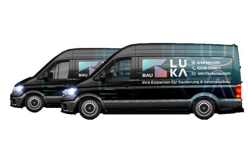 Firmenfahrzeug der Lu-Ka-Bau GmbH